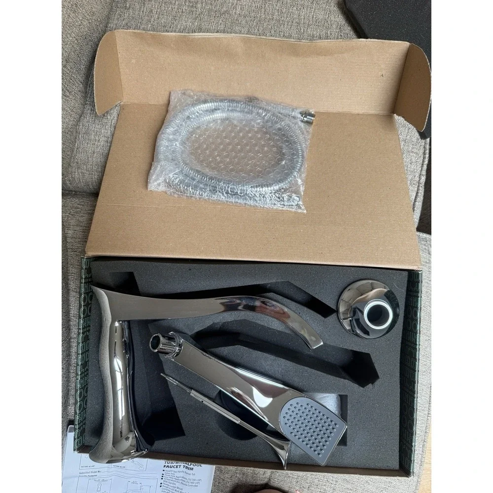 Brizo RSVP Roman Tub Filler Faucet Set Chrome T67490 HL5390 R64707 RP48904PC
